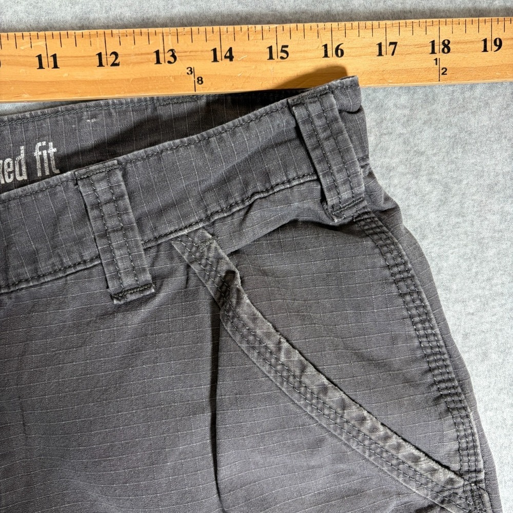 Carhartt Force Tappen Cargo Pants Mens 34x34 (Fits 32x33) Gravel Relaxed Fit - Picture 5 of 13